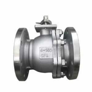 Low Torque Stainless Steel Ball Valve 3-Piece Reduced Port Pneumatic Actuated Ball Valve with Indicator
