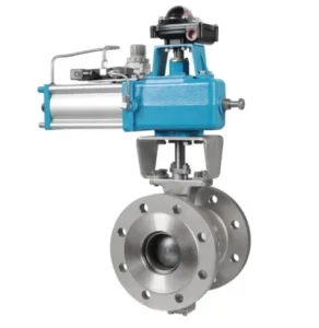 Lowest Price Pneumatic V shaped Ball Valve Flange Wafer Ball Valve