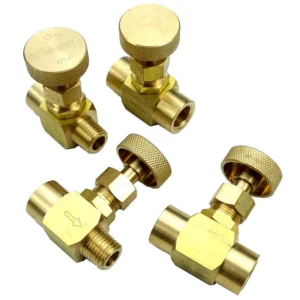 MFB102 Brass Mini Needle Valve 1 4″ NPT Male X NPT Female Valve & Coupling