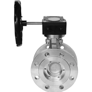 Made in China Direct Sales Customized Triple Eccentric Flange Stainless Steel High Performance Manual Butterfly Valve