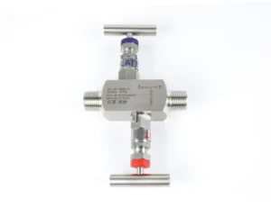 Manual 1/2″ MNPT 316SS Stainless Steel Block Bleed Valve Needle 2 Valve Manifolds Fitted Handle High Pressure 1-Year
