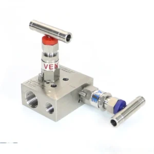 Manual 2 Valve Manifolds 6000Psi SS316 Instrument with Needle Structure for Gas Application General Purpose