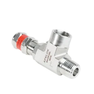 Manual 316 Stainless Steel Angle Structure High Pressure Safety Valve 1/4” NPT Thread with Gas Purging