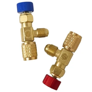 Manual Air Conditioning Refrigerant Charging Valve R22 R410 Safety Valve with Gas Control Structure