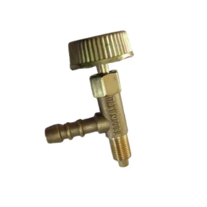 Manual Brass LPG/Butane/Propane Gas Valve Control R1/2-20 UNF Connection for Commercial Kitchen Use OEM Customization -50C