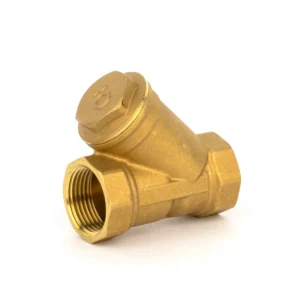 Manual Brass Y Filter Valves Strainer Ball Structure Water Strainer
