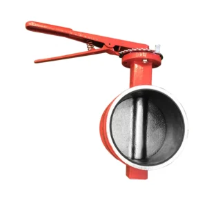 Manual Butterfly Valve Cast Iron Water Valve Normal Temperature Industrial Use