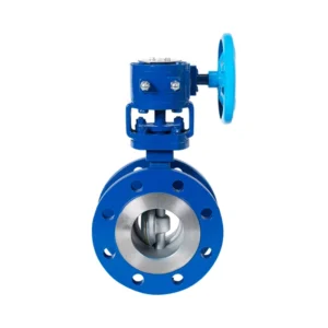 Manual Cast Steel Three Eccentric Butterfly Valve D343H-16C Turbine Carbon Steel Hard Sealed Flanged