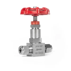 Manual Compression Needle Check Valve High Pressure J91W 160P 6000Psi OD 8MM Thread for 1 2 Inch for Water Gas Oil High
