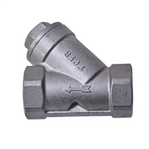 Manual Control Valve Stainless Steel 304 Y Type Female Thread Strainer Filter for Water Gas and Oil Pipeline System