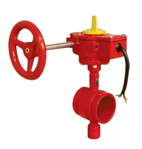 Manual Grooved Signal Stainless Steel Portable Butterfly Valve DN50-DN300 Fire Fighting Systems 300 PSI