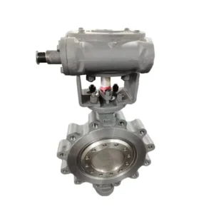 Manual Hard Sealed Butterfly Valve Made of Stainless Steel Material