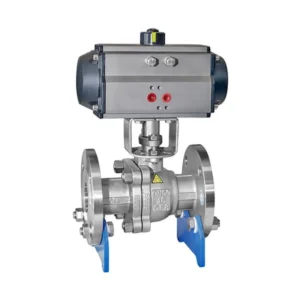 Manual Hot Oil Flanged High Pressure Stainless Steel Fixed Ball Valve 1 500 psi PTFE Sealing