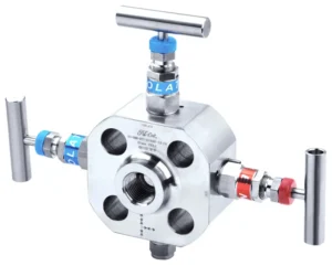 Manual Hydraulic Block and Bleed Valve with Needle Structure Monoflange RF Flange