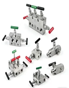 Manual Instrument Manifold 5 Valve for Rosement Differential Pressure Transmitter Block and Bleed Hard Seat Needle Valve