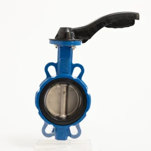 Manual PN16 DN100 Wafer-Type Aluminum Lever 304 Disc Butterfly Valve for Water Oil Gas