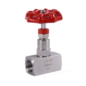 Manual Power Stainless Steel Needle Valve Two-Way Air Internal Thread Connection for Water Media DN6-DN40 Port
