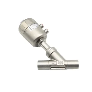 Manual Power Stainless Steel Pneumatic Welded Angle Seat Valves