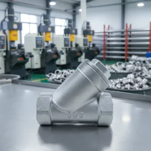 Manual Safety Forged Threaded High Pressure Hydraulic Valve Y Shaped Valve for Oil Gas and Water Filter