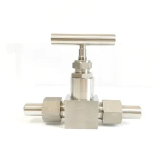 Manual Stainless Steel 316L Needle Valve Butt Welding Union Type DN10-DN25 Bore Size 6000psi Working Pressure