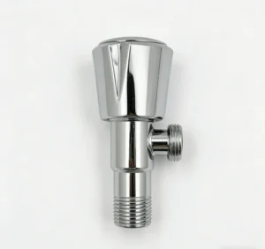 Manual Stainless Steel Angle Stop Valve for Water Heater DN15 Port Size