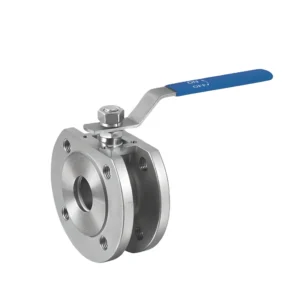 Manual Stainless Steel Ball Valve Thin Wafer Type Italian Flange Ball Valve