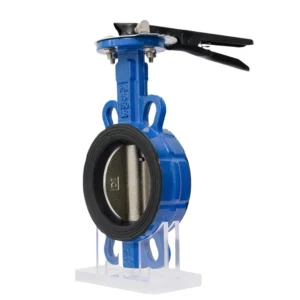 Manual Stainless Steel Carbon Iron Handle Lever Wafer Butterfly Valve Ductile Cast Iron PN16 DN50 DN300 Water Oil Industrial Use