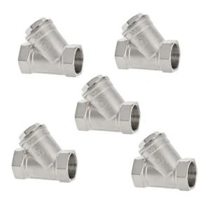 Manual Stainless Steel SS 304 Connection Water Pipe Filter Valve 1/2 2 Inch Y Type Strainer LS691