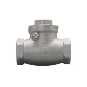 Manual Stainless Steel Swing Check Valve Petrochemical Pharmaceutical Applications Water Oil Media Sealing Normal Temperature