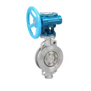 Manual Triple Offset Wafer Butterfly Valve Stainless Steel Metal Seated for Water Media