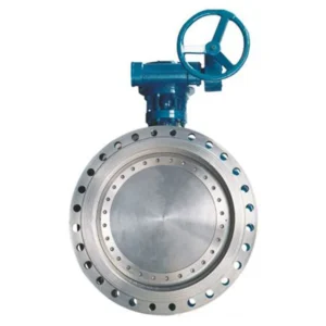 Manual WCB Material Flange Connection Triple Eccentric Butterfly Valve with Stainless Steel Seal
