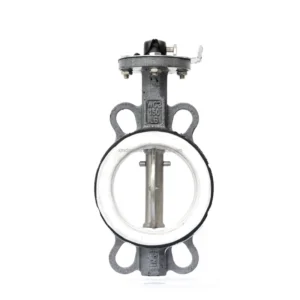 Manual Wafer Type Ductile Iron Butterfly Valve Double Acting for Industrial Pipeline