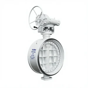 Manual Water High Temperature Triple Eccentric Metal to Metal Hard Sealed Butt Weld Butterfly Valve