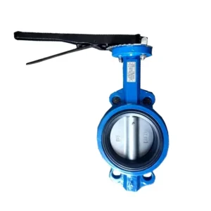 Manual Water Media Butterfly Valve with Resilient EPDM Seat Handle Operated Wafer Centered Disc