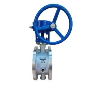 Manufacturer Direct Sales Stainless Steel Flange Butterfly Valve Manual Triple Eccentric Butterfly Valve