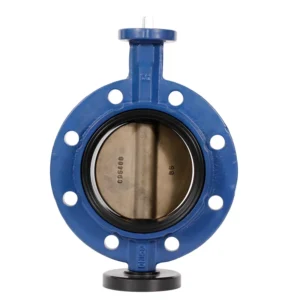 Manufacturer Supply Electric Flanged End Cast Iron Pneumatic Butterfly Valve