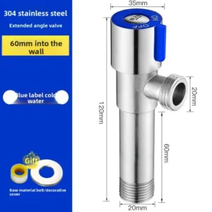 Manufacturers 1/2 Quick Opening Manual Angle Valve Water Heater Washbasin Toilet Water Outlet Angle Valve