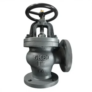 Marine JIS Cast Iron Angle Globe Valve F7306 F7308 F7310