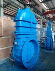 Metal Seated Gate Valve DN1200 for Water Hard Seal Manual Gearbox Operation Gate Valve