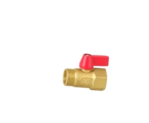 Mini Brass Ball Valve NPT BSP Thread Shutoff Valve for Water Manual Power OEM Customization Supported