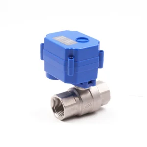 Mini Motorized Ball Valve Gas Electric Stainless Steel Brass Ball Valve
