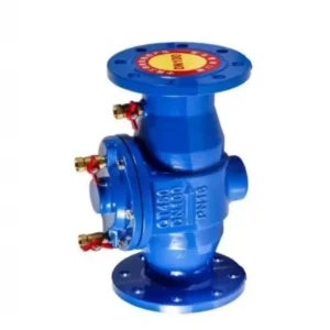 Model 48 Cast Iron Angle Flange Check Valve 1.5-12in Port Size Hydraulic Powered Water Valve Normal Temperature