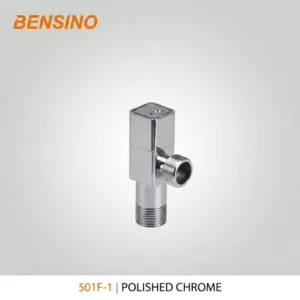 Modern Brass Angle Valve with Rotating Handle Bathroom Corner Valve G1/2 NPT Thread