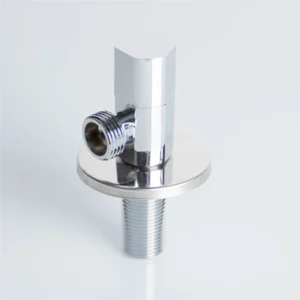 Modern Design 59-1 Brass Chrome Plating Angle Valve Manual Power for Water Media