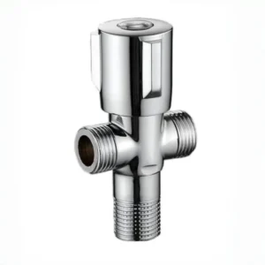 Modern Design Eco-Friendly Stainless Steel High Standard Electroplating Ceramic Chip Angle Valve for Cold Water Bathtub