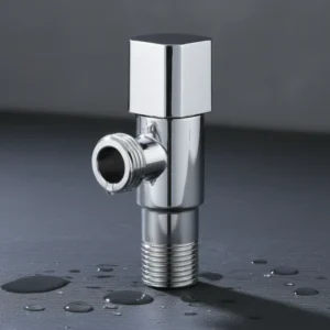 Modern Design Stainless Steel 201 Chrome Plating Angle Valve Manual Power for Water Media