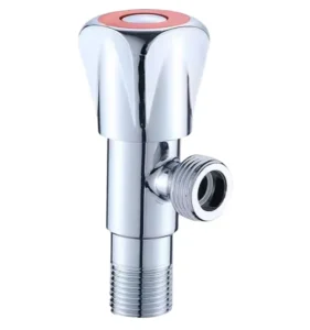 Modern Economical Stainless Steel Cold and Hot Function Stop Valve Portable and Easy to Install Chrome Angle Valve