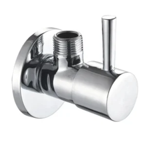 Modern Quarter Turn Angle Stop Valve 304 Stainless Steel Faucet Triangle Valve 3/8″ G thread