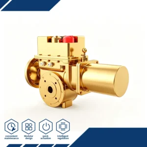 Modulating Electric Actuator 4 20Ma Analog Signal Closed Loop Control High Precision Positioning for System