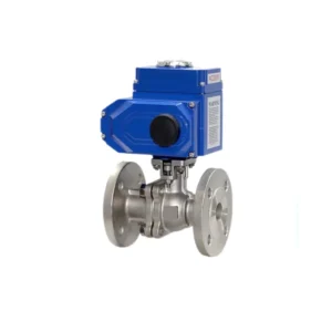 Motorized Ball Valve 3 Inch Electrically Controlled Flange Water Flow Control